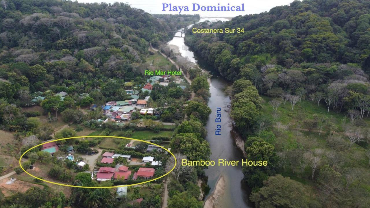 Bamboo River House And Hotel Dominical Kültér fotó